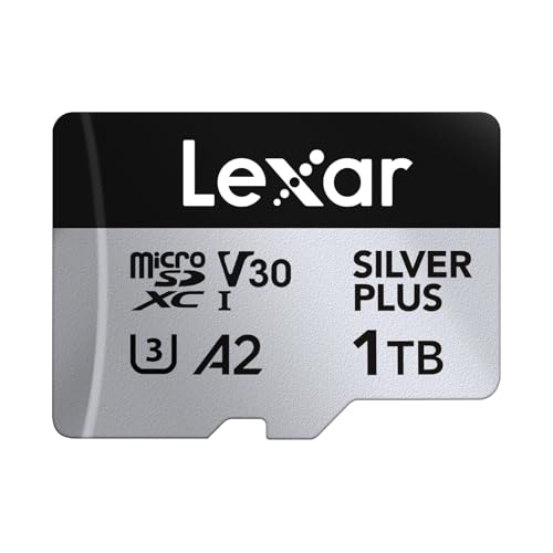LEXAR Carte microSDXC Silver Plus UHS-1 1TB V30 R205/W150MB/s