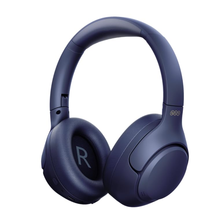 Wireless Headphones QCY H3 Blue casque arceau pliable pour smartphone