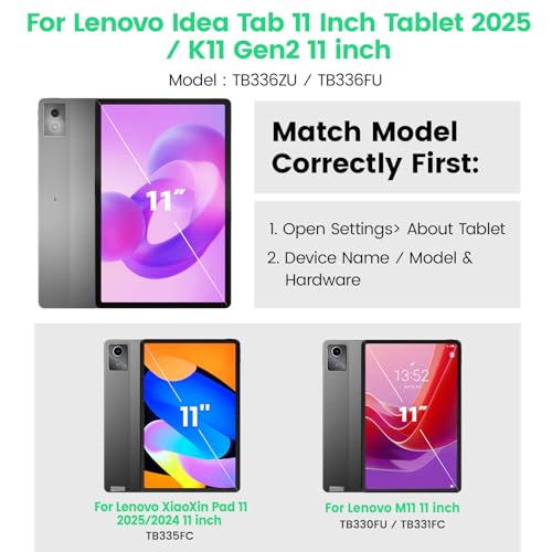 Coque Lenovo Tab M11 rotative pour usage nomade et familial