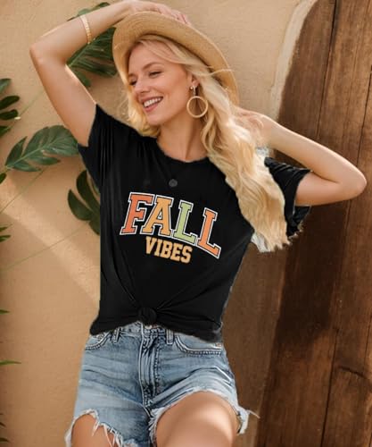 Image of Womens Dandelion T Shirts Sunflower Graphic Short Sleeve Casual Tops