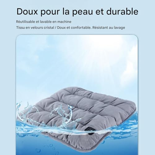 Coussin de siège chauffant pour terrasse et fauteuil roulant - 5
