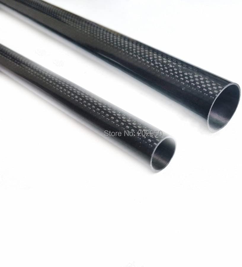 Twill Matte Carbon Fiber Tube 3K for Quadcopter Arm DIY Drone 10mm 12mm 14mm 16mm 18mm 22mm 24mm 26mm 28mm 30/32mm Length 500m - (Color: 19x17mm)