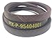 754-04001, 954-04001 Replacement belt made to FSP specs., For MTD, Cub Cadet, Troy Bilt, White, YardMan