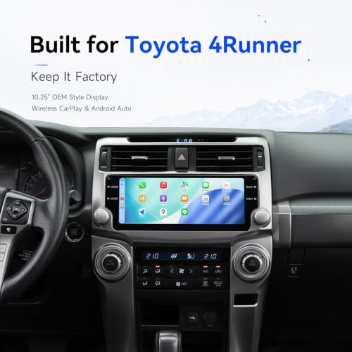 Dasaita Head Unit for Toyota 4Runner 2010-2024, 10.25" QLED Car Stereo - image 2