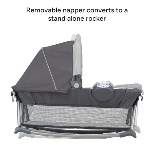 Image of Baby Trend Simply Smart Nursery Center Playard, Dash Pink