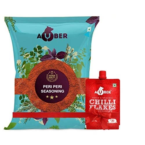 Auber Foods Peri-Peri Seasoning 1Kg + Red Chilli Flakes 20gm (Buy 1 Get 1 Free) (B07ZVVZ6ZP) Amazon Price History, Amazon Price Tracker