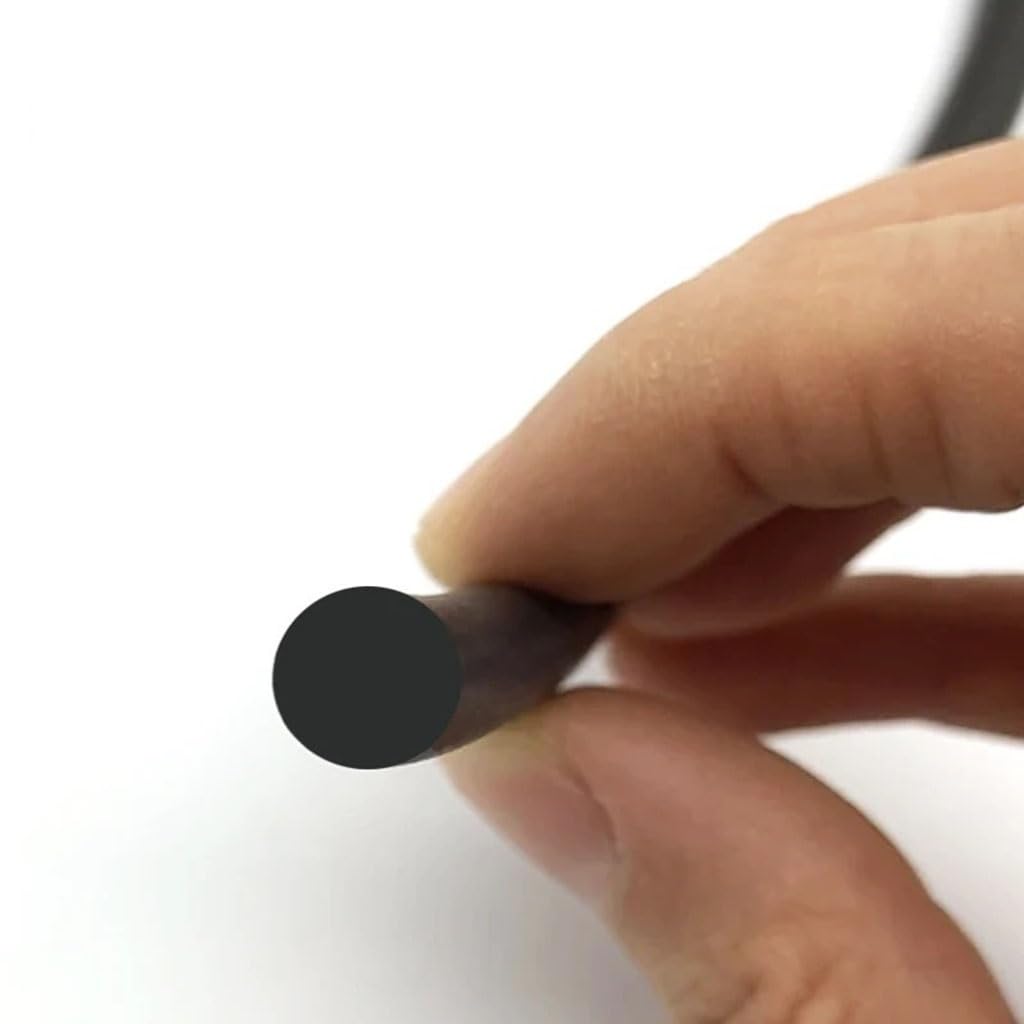 Cavo O-Ring Rotondo Solido FKM Nero Resistente agli Agenti Chimici al Calore Dell'olio | Cavo O-ring rotondo solido FKM nero resistente agli agenti chimici al calore dell'olio(OD5.5mm,5meter)