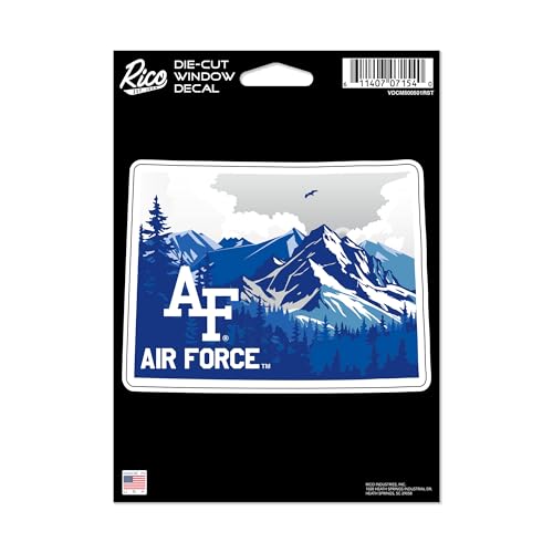 Rico Industries NCAA Air Force Academy Falcons - AF Resort 5" x 7" Vinyl Die-Cut Decal - Car/Truck/Home Accessory