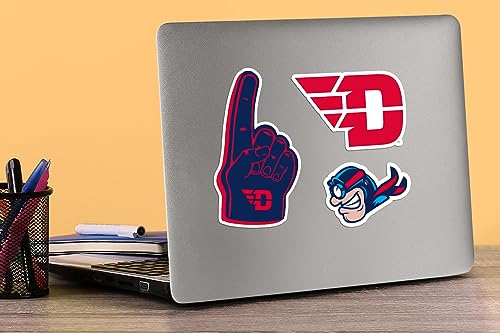 Image of University of Dayton 9ct Vinyl Large Deluxe Stickers Variety Pack - Laptop, Water Bottle, Scrapbooking, Tablet, Skateboard, Indoor /Outdoor - Set of 9