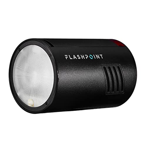 Flashpoint XPLOR 100 Pro TTL R2 Monolight, Black, 100w 2.4G TTL Portable Light for Photography Lighting, 1/8000s HSS Strobe Light, 0.01-1.5s Recycle Time, Li-Ion Battery Powered Photography Light