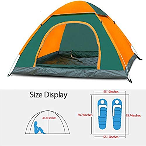 Carpa de camping instantánea para 2 personas ligera y portátil miniatura 3
