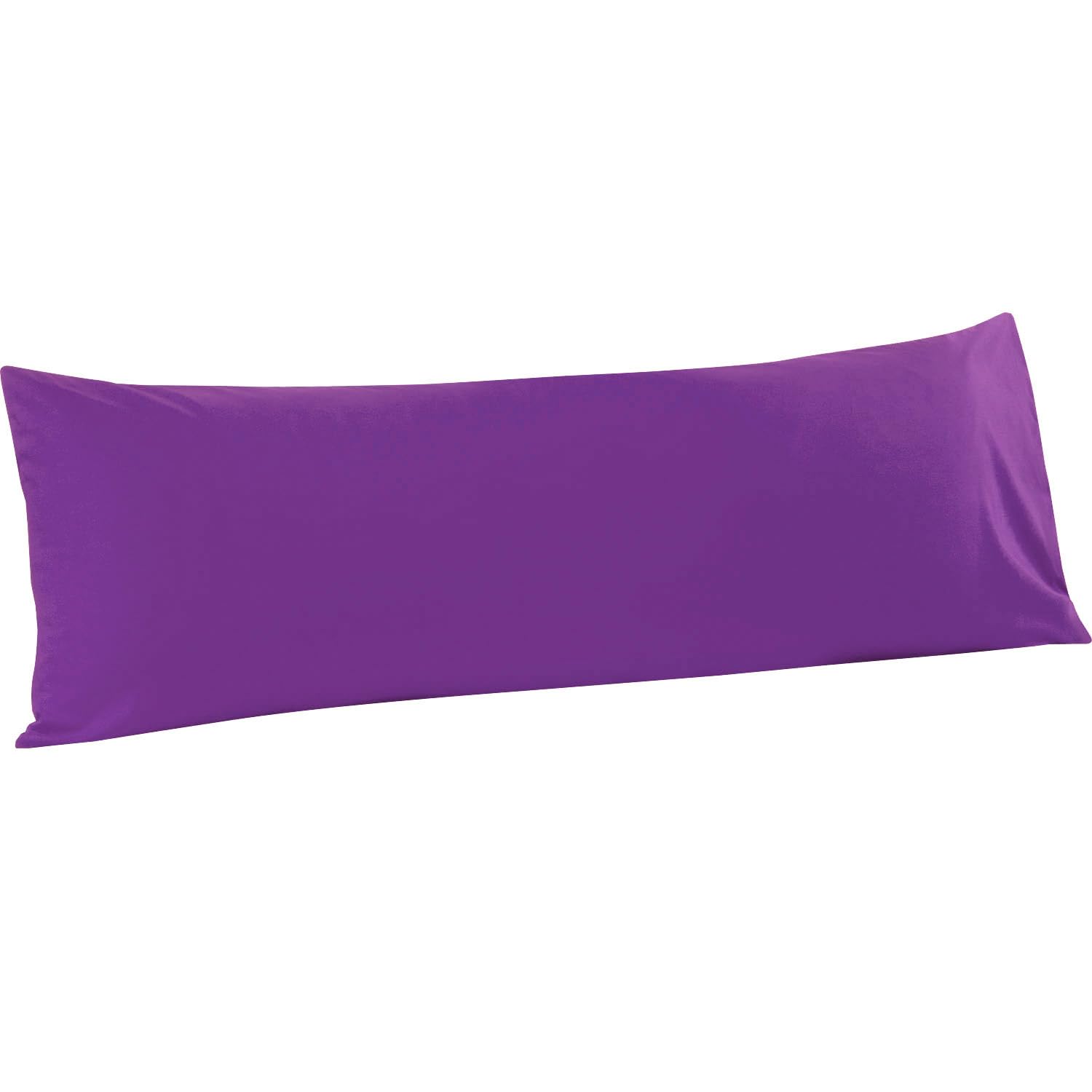 FLXXIE Microfiber Body Pillow Cover, Envelope Closure, Purple