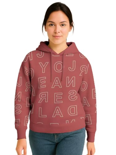 Image of HELLCAT Trendy Cotton Blend Hoodie for Women | Stylish Winter Hooded Sweatshirt for Women