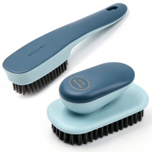 2 Pcs Cepillo de fregado para Trabajo Pesado,con Agarre cómodo