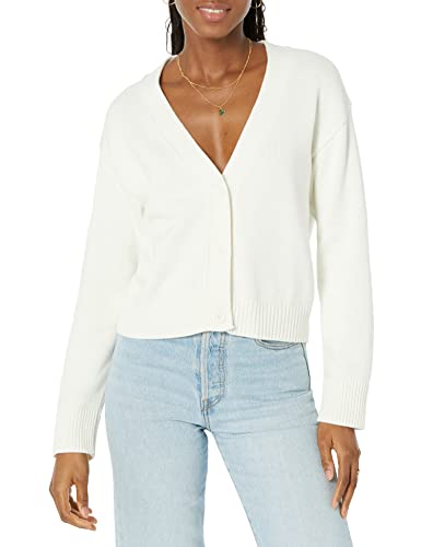 Amazon Essentials Damen Kurzer Cardigan mit V-Ausschnitt in lockerer...