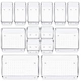 【Bequem zu bedienen】Klares Design bietet nicht nur ein elegantes Aussehen und passt fast zu jedem Dekor, sondern kann auch Zeit sparen, um Ihre Sachen zu organisieren und zu finden und Ihren Raum sauber zu halten.verschiedenen Größen bieten Ihnen individuelle Kombinationen, um Dinge aufzubewahren und Schubladen für Ihre spezifischen Bedürfnisse zu organisieren