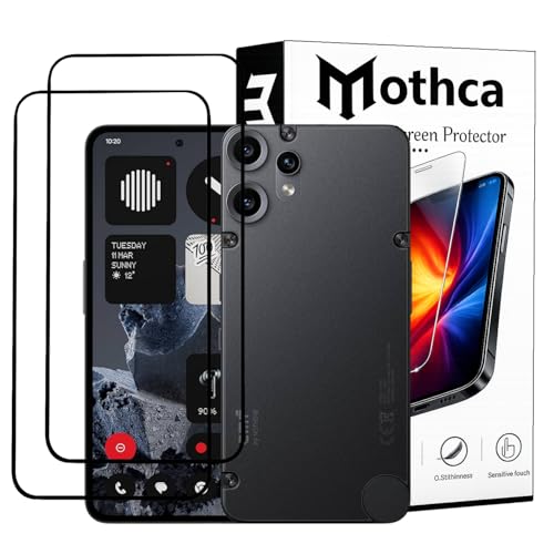 Image of Mothca Military-Grade Tempered Glass Screen Protector Compatible for Nothing CMF Phone 2 Pro 5G with Edge to Edge Coverage - Case Friendly, Anti-Scratch & Bubble-Free Installation Kit (Pack of 2)