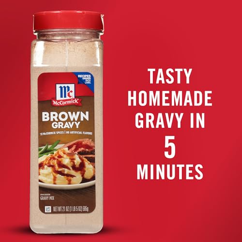 McCormick Brown Gravy Mix, 21 Ounce (Pack of 1)