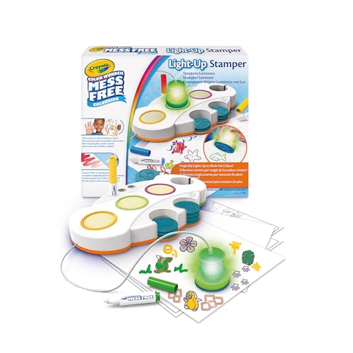 Crayola - Color Wonder Stampini Luminosi Senza Macchia, Attività Creativa e Regalo per Bambini dai 3 Anni, 75-0275