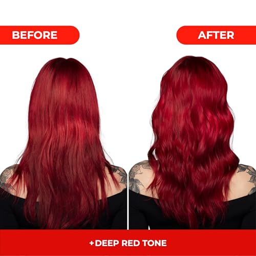 Image of naissant Deep Red Hair Toning Mask | Ultra High-Purity Pigments | Deposits Vibrant Red Tone | Hyaluronic Acid, Collagen & Biotin | Paraben, Ammonia & Sulfate Free | 10.1 Fl. Oz