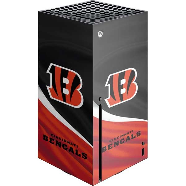 Skinit Decal Gaming Skin Compatible with Xbox Series X Console - Officially Licensed NFL Cincinnati Bengals Design