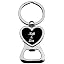 Heart Bottle Opener Black