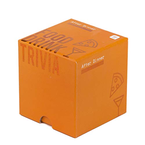 Tarjetas de Preguntas de Trivia de Alimentos y Bebidas | Juego de Mesa para después de la Cena, Caja de Regalo | Comer, Beber, Comer, cocinar, Comer y Beber, Familia, Amigos