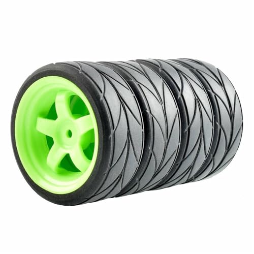RCCi For 1/10 RC[VO^C 63mm A[gbh nCObv I[hdjgJ[p 12mm Zp 4Zbg AbvO[hANZT[ C(Green)