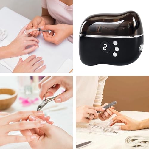 Elektrischer Nagelknipser – Automatischer Fingernagelknipser | Zuverlässiges Zehennagel-Trimmgerät mit LED-Licht für Damen und Herren, vielbeschäftigte Profis, Zuhause, Büro, Reisen, Schlafsaal