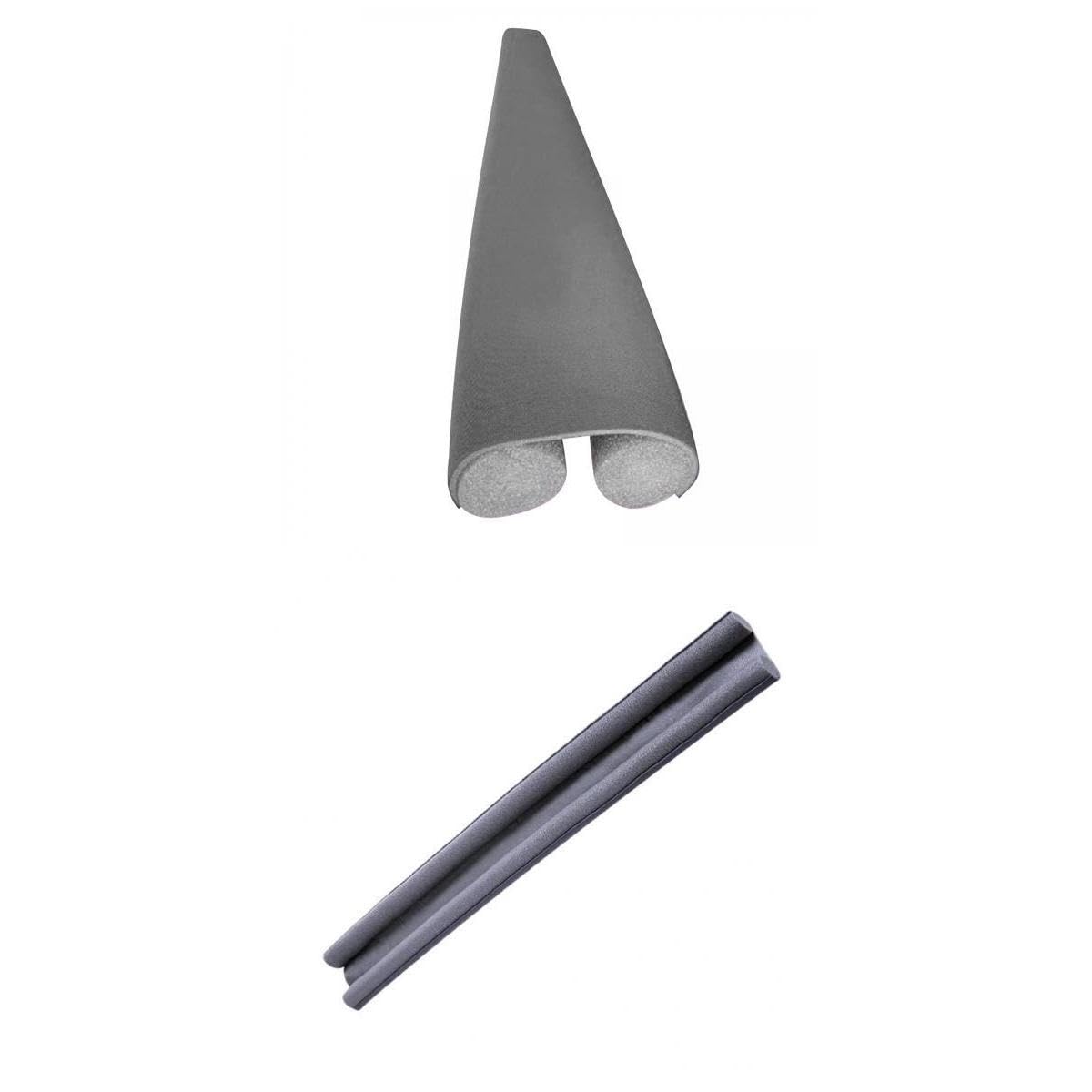 2pcs Gray Door Bottom Seal Strip Draught Excluder Draft Stopper Soundproof-image-29