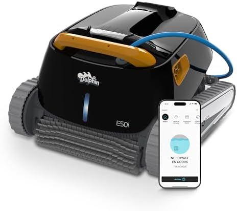 Dolphin E50i Robot Nettoyeur électrique avec Fil pour Piscine Hor...