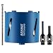 182mm x 150mm Long Diamond Core Drill Bit Set Includes SDS Adapter, Hex Shank Adapter & Centre Drill Bit. To Be Used In Concrete Masonry Brick Block Stone Granite Diamond Drill Bit Core Accessories