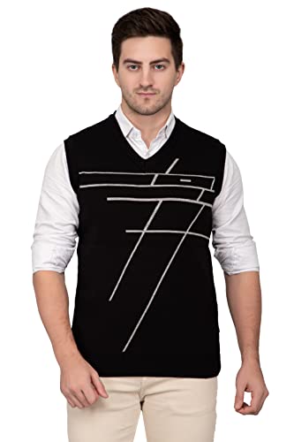 Image of GODFREY Half Sweater for Man Winter Pullover - Sleeveless Men Sweaters