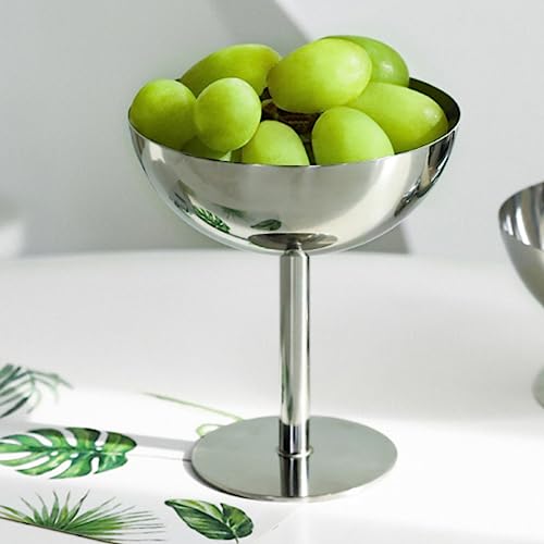 Stainless Steel Goblet Cup, 5.2oz Dessert Cups, Pudding Cups, for Party Family Bar Cafe for Outdoor Events Picnics - Image 2