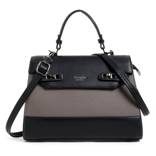 Image of EXOTIC Premium Style and Look beautiful Texture Design Flap Closure Top Handle Dual Color Hand /Sling Bag For Women & Girls | Ladies Purse | Gift For Ladies