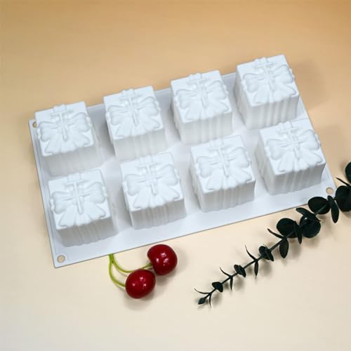 Moule silicone 8 compartiments pour démoulage raté de savon et mousse