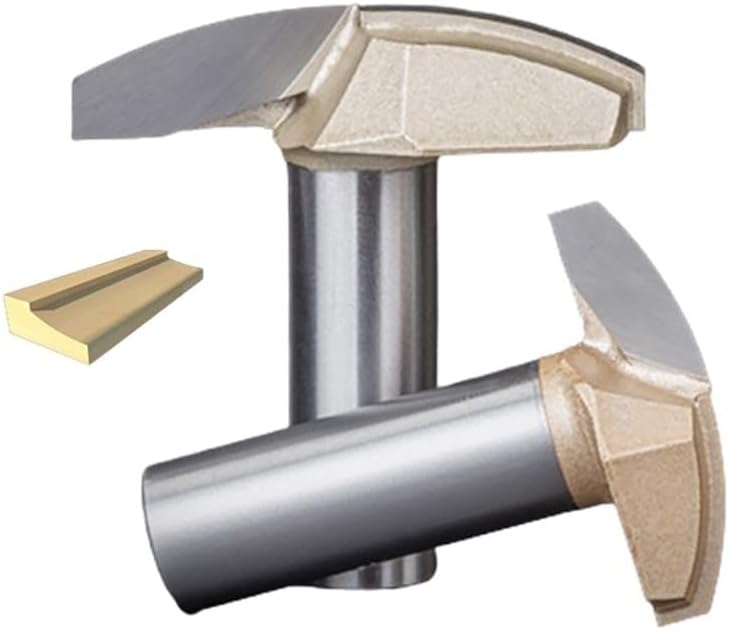 1/2" Shank Tungsten Carbide Plunge End Mill Router Bit, Cobalt Alloy High-Speed Milling Cutter for Wood CNC Tool, Industrial Grade, 1Pc(Y00404)