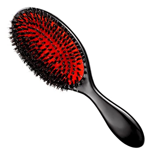 FANTESI Paddle Hair Extension Brush Massage Hair Comb Professional Detangle Comb Oval Anti-static