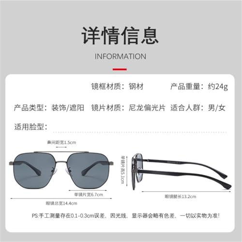 Lunettes de soleil polarisées homme en nylon injecté premium à teinte variable