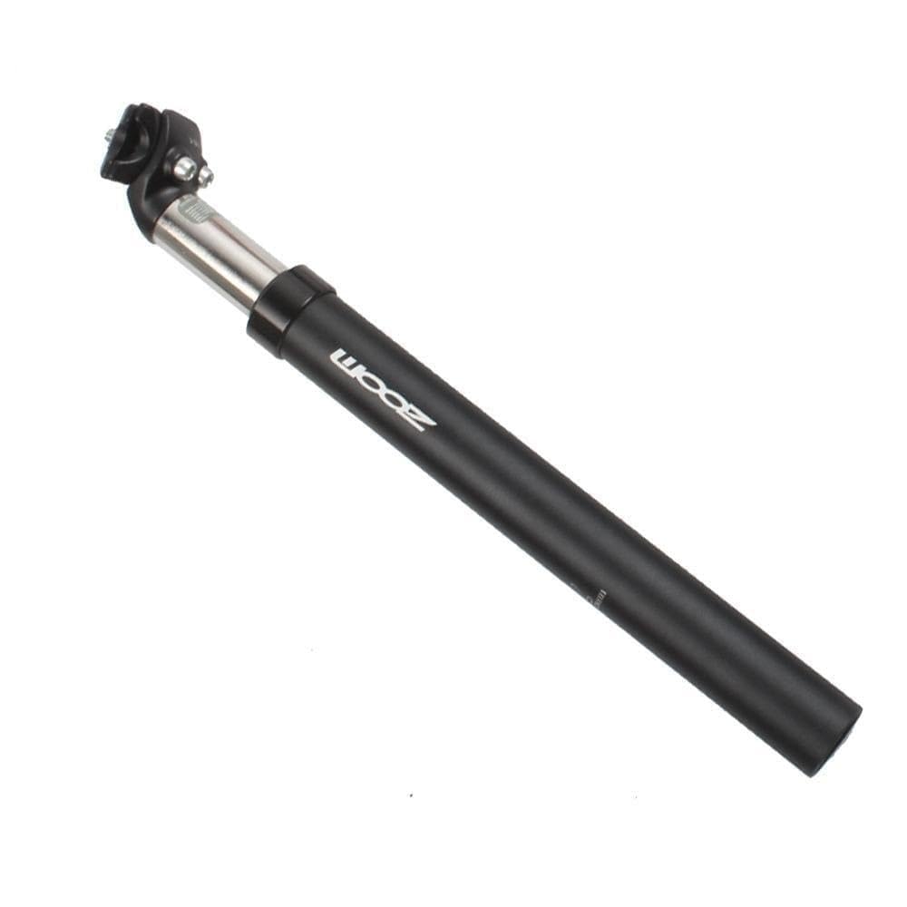 GFDSGRE SattelstüTze Stoßdämpfer Sitzrohr Mountainbike Öl Druck Sitz Stange 31,6 27,2mm Fahrrad SattelstüTze(Silver Black 31.6) Sport & Freizeit