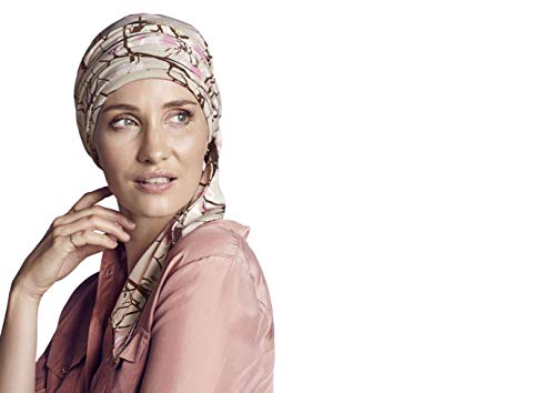 Akina Long Printed Scarf and Belle of Hope 19 Page Q & A Guide (Magnolia Beige 0436)