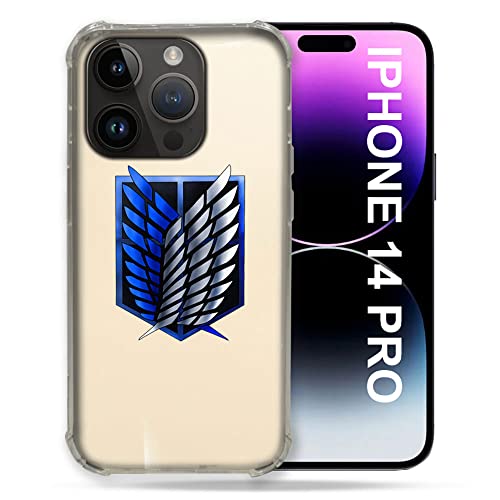 Coque iPhone 14 Pro manga transparente Cokitec pour geek et quotidien urbain