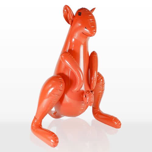 PARTYRAMA.CO.UK Inflatable Kangaroo 85cms With Baby