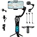 Produktbild Snoppa Atom Gimbal Smartphone 3-Achsen Faltbarer Taschen Handheld Gimbal Stabilisator 310g Nutzlast Kompatibel mit iPhone 12 11 PRO MAX X XR XS GoPro Wireless Charging&24 Stunden Laufzeit