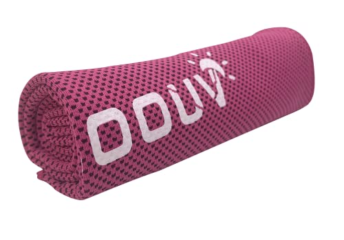 Coouv Qtec Cooling Towels Instant Cold Ice Silk Chilly Effect And Upf50+ (Rost-Red) #TOP3