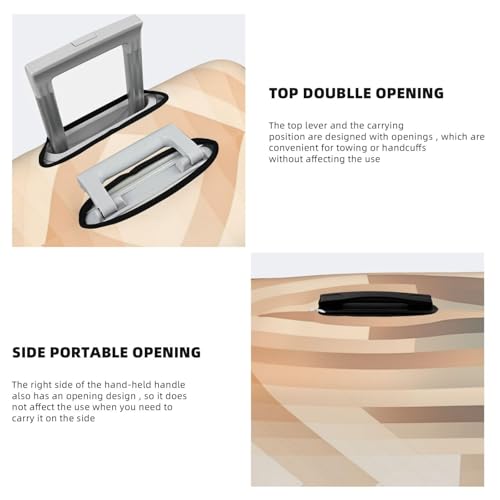 Travel Luggage Cover for Suitcase Elastic Suitcase Protector Abstract Geometric Suitcase Covers Washable Suitcase Protective Cover Dust-proof Luggage Covers Fit 18-32 Inch Luggage3
