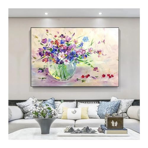 Art mural moderne pour raviver un mur de salon vide avec une toile