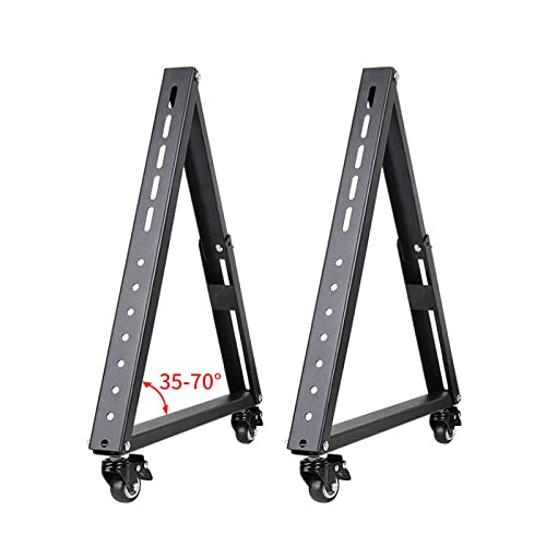 Soporte móvil para TV con ruedas para TVs 40-80 pulg miniatura 3