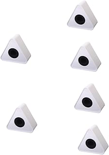Milisten 6pcs blue microphone portable mic microfonos inalambricos mic logo triangular square cube microphone cube logo triangle microphone box banner props white Voice flag stand wireless