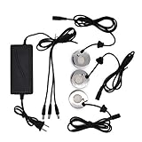 Bzocio Mist Maker Fogger Ultrasonic Humidifier 3Pcs Atomizing Heads Water Fountain Pond Fog Atomizer Air Humidifier US Plug